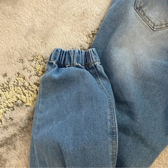 3 for 30$ American Bazi Women's Distressed  Cutout Denim Skinny Jogger Jeans  M - Picture 9 of 10